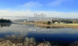 Berlin Selectboard - May 7, 2018