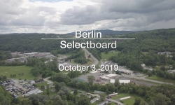 Berlin Selectboard - October 3, 2019