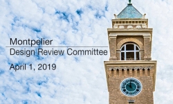 Montpelier Design Review Committee - April 1, 2019