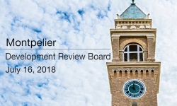 Montpelier Development Review Board - July 16, 2018