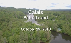 Calais Selectboard - October 29, 2018