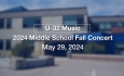 U-32 Music - Middle School Spring Concert 5/29/2024