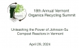 Vermont Organics Recycling Summit - Unleashing the Power of Johnson-Su Compost Reactors in Vermont 4/29/2024