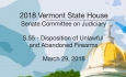 Vermont State House: S.55 - Disposition of Unlawful & Abandoned Firearms  3/29/18