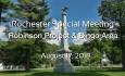 Rochester Special Meeting - Robinson Project & Bingo Area 8/17/18