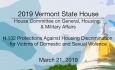 Vermont State House - H.132 Protections Against Housing Discrimination 3/21/19