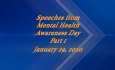 Abled and on Air: Speeches from Mental health Awarness Day 2020 Part 1
